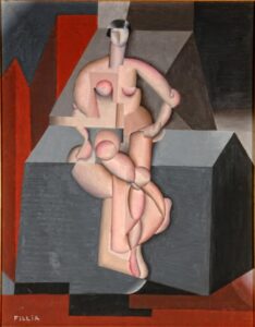 Due tele del Museo Civico alla mostra  sul Futurismo di Domodossola