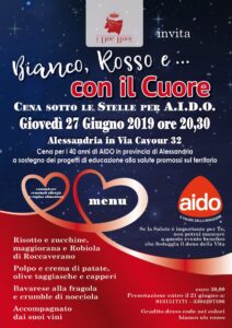 Cena sotto le Stelle per Aido