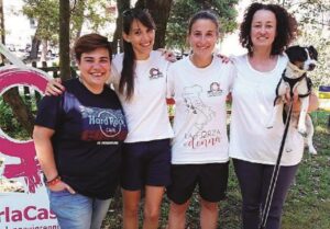 Martina e Kira alla Casa delle Donne a Viareggio