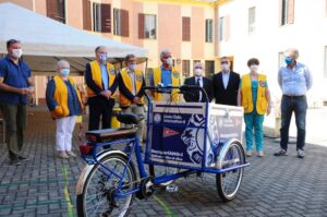 Un cargo bike per la Caritas per “non sprecare il cibo invenduto”