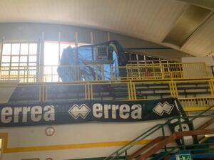 Lavori al PalaCima, salta l’allenamento prima del debutto
