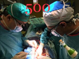La cardio chirurgia fa cifra tonda: 500 interventi nel 2020