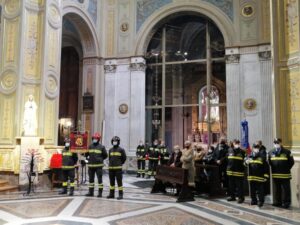 I vigili del fuoco di Alessandria celebrano Santa Barbara