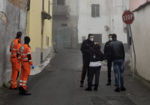 Esplosione a Montecastello: una casa in fiamme