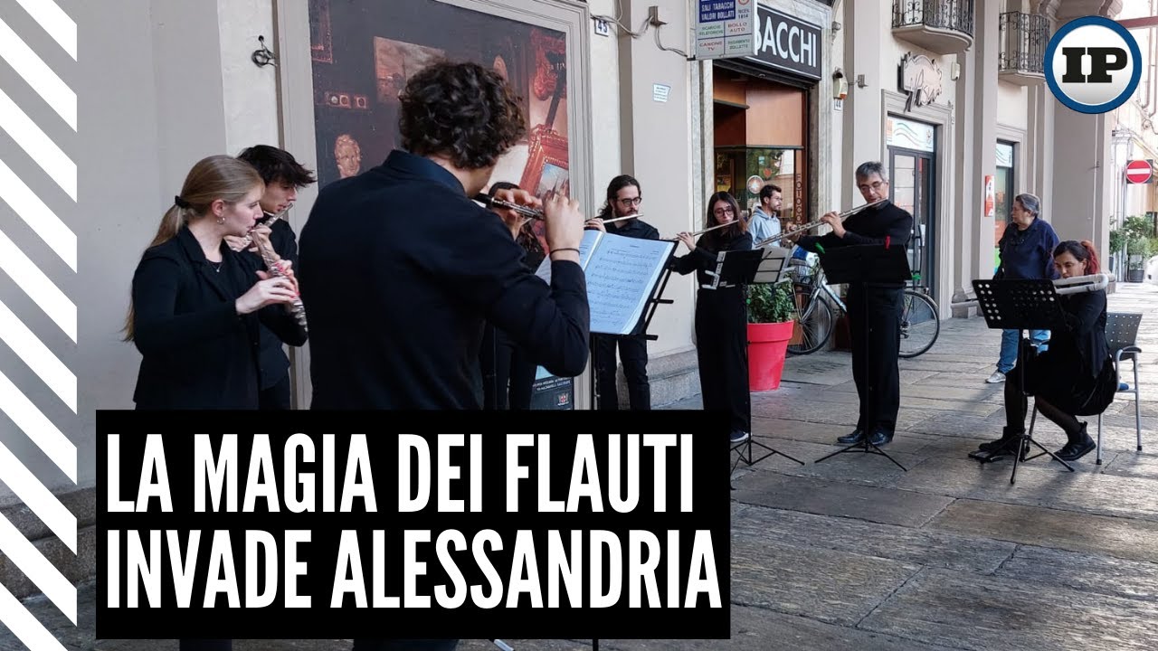 Le flautiste invadono Alessandria con la magia della musica