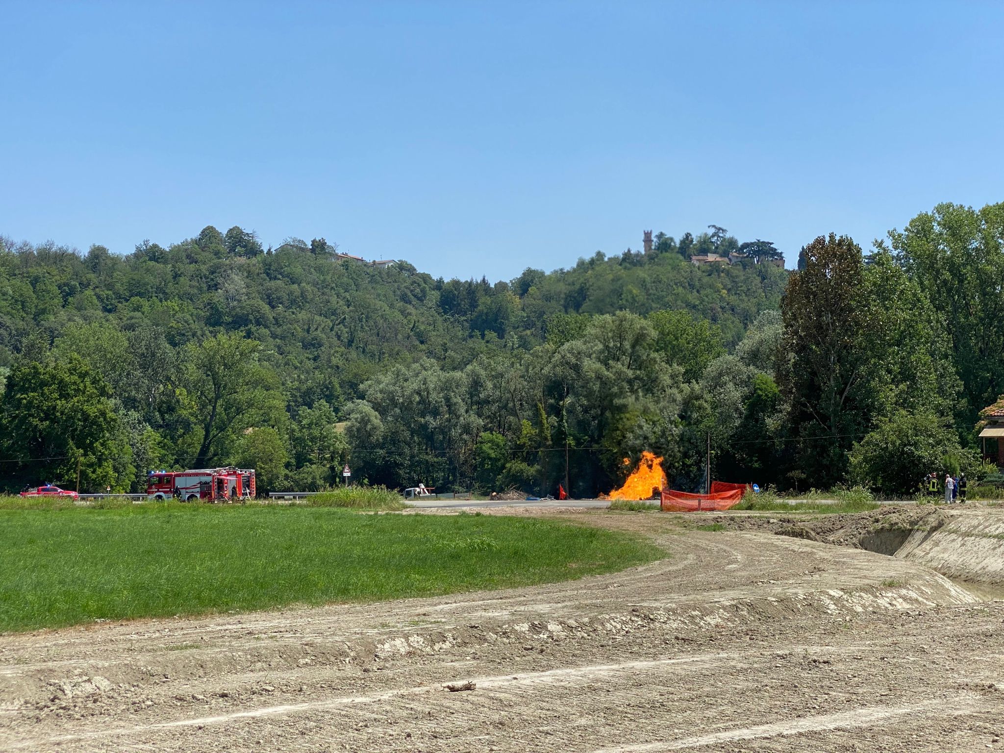 Vigili del Fuoco Alessandria: cronaca di un ‘caldo’ pomeriggio