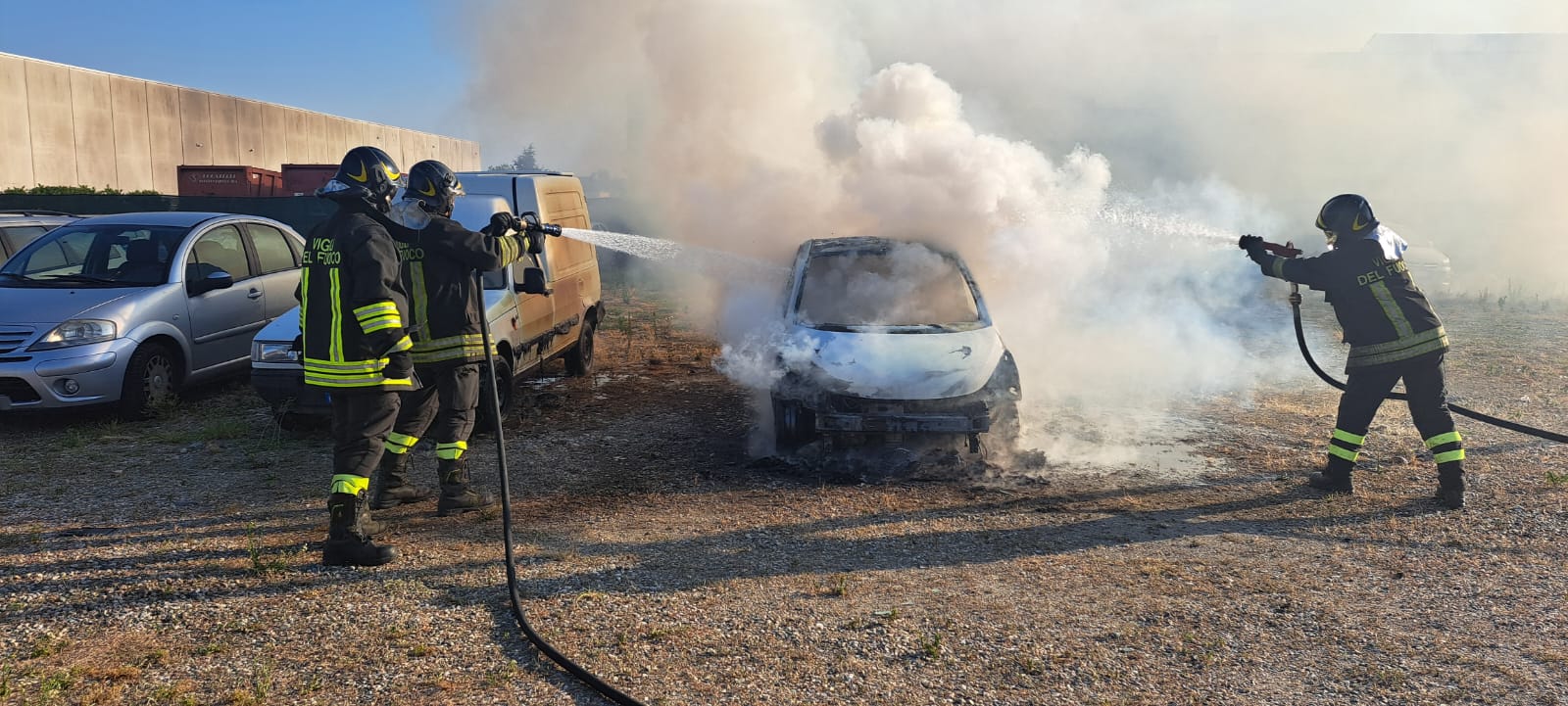 Vigili del Fuoco Alessandria: cronaca di un ‘caldo’ pomeriggio