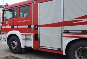 Vigili del Fuoco a Casalcermelli per un incendio