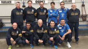 Bocce, prima vittoria in A2 per la Familiare