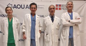 Marco salvato dall’Aortic Team dell’Aou Al con endoprotesi innovativa