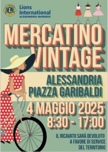 Alessandria: il mercatino vintage e l’obiettivo della solidarietà