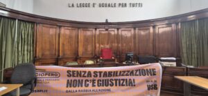 Il Tribunale rischia la paralisi se i precari non verranno confermati