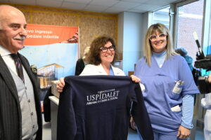 Alessandria: all’Infantile arrivano le nuove felpe Uspidalet