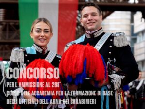 Concorso Carabinieri 2026: disponibili 65 posti per Allievi Ufficiali