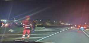 Spinetta Marengo: tamponamento all’incrocio per Litta, auto cappottata, 2 feriti