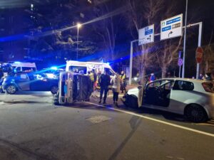 Alessandria: incidente in circonvallazione. Due feriti
