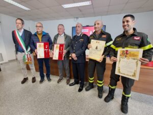 Alessandria, festa dei Vigili del fuoco: “Ognuno merita un premio”