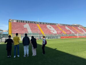 Stadio Moccagatta, visita speciale per i ragazzi dell’Etd